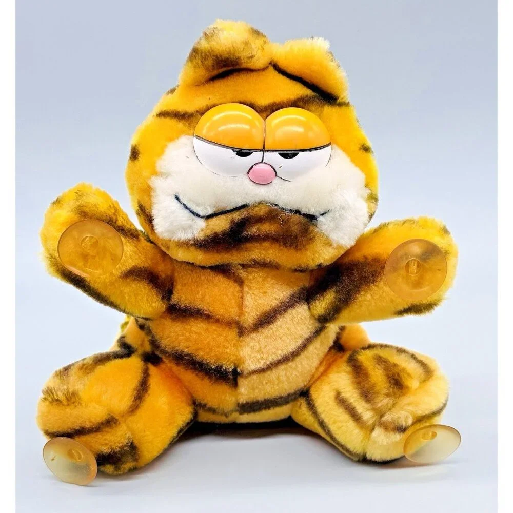 Garfield Plush Window Suction Cups Plush Stuffed Animal‎ 7.5 inch Korea